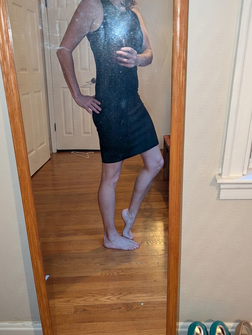 Kardashian Kollection Black Sleeveless Bodycon Dress